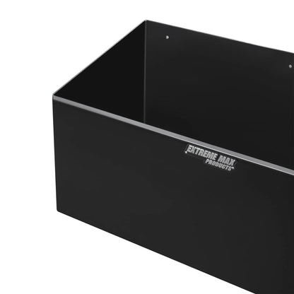 Dual Fuel Jug Holder – Aluminum Design for Two 5 Gallon Jugs, Black Storage Organizer for Trailers & Garages